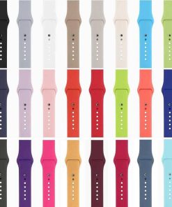 خرید عمده بند اپل واچ سیلیکونی دکمه ای