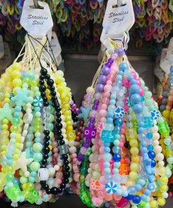 خرید عمده بند آویز موبایل مرواریدی