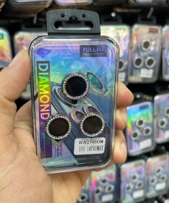 خرید عمده لنز رینگی نگین دار آیفونی